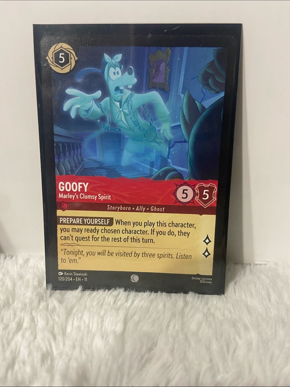 Lorcana Goofy - Marley's Clumsy Spirit (#120/204) from the Winterspell (Set 11)
